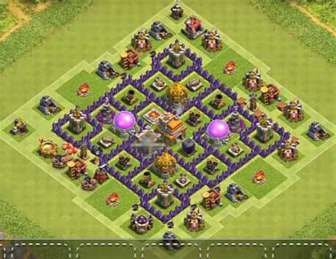 town hall 7 base best defense